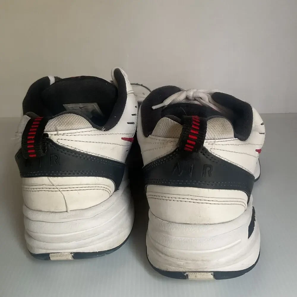 Nike Air Monarch IV White Black Red Men’s Size 12 Training Sneakers